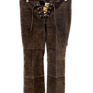 SOLD - 90s Vintage Brown Suede Pants